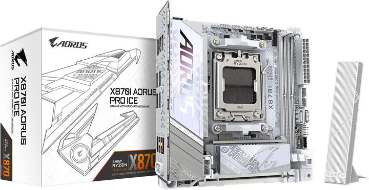 Gigabyte X870I AORUS Pro ICE (AM5, AMD X870, Mini-ITX)