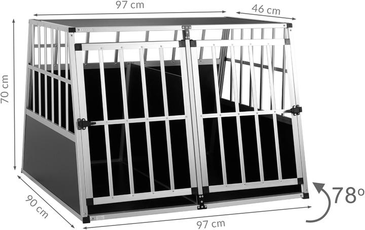 Image du produit Cadoca Chenil pour chiens (Chien, Fermeture de sécurité)
