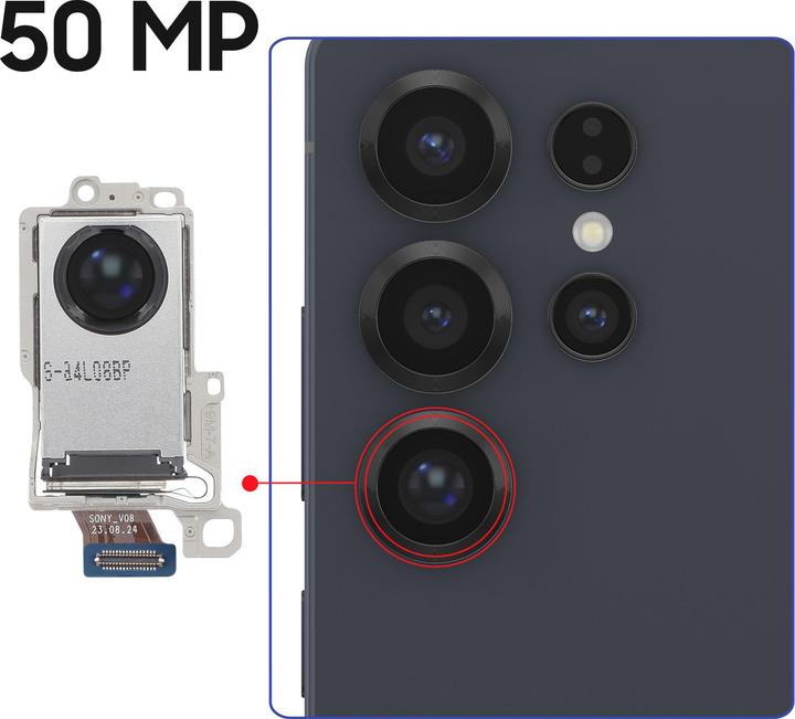 Produktbild Samsung Galaxy S25 Ultra 5X Zoomkamera 50MP Original (Modul, Samsung Galaxy S25 Ultra)