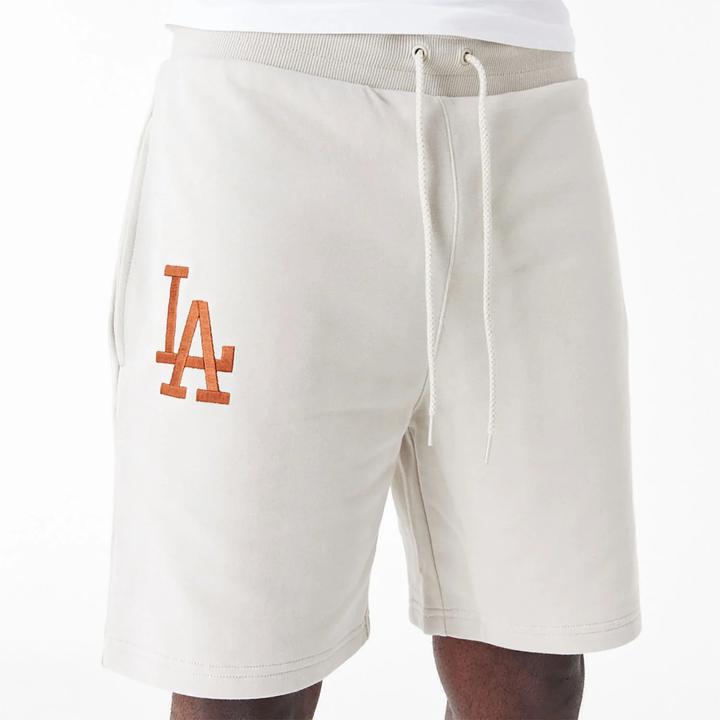 Actual product image New Era French Terry Shorts Los Angeles Dodgers stone (L)