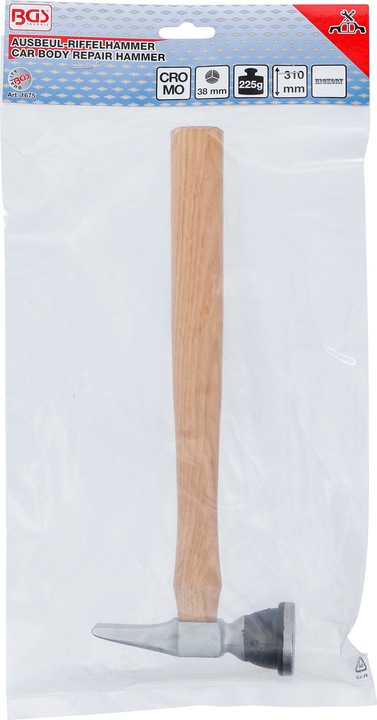 Produktbild BGS Ausbeul-Riffelhammer Ø 38 mm 225 g (422 g)