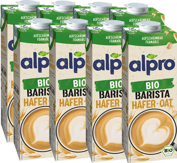 Alpro Bio Barista Haferdrink (8 x 100 cl)