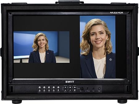 Image du produit Swit FM-215HDR | 21.5" moniteur de terrain professionnel FHD haute luminosité avec flight case et 12G-SDI (21.50", Full HD)