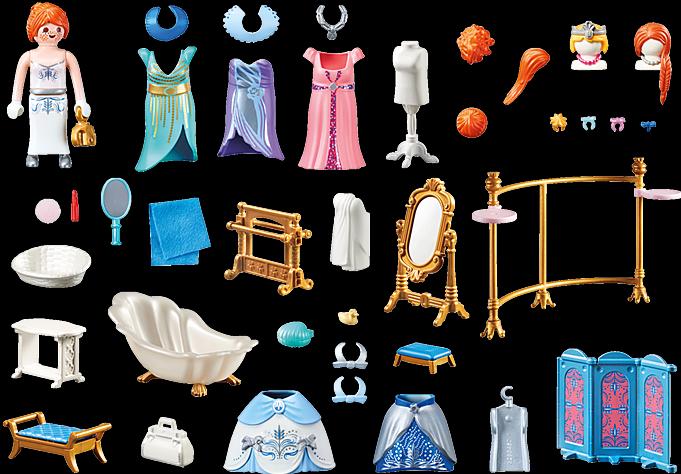 Produktbild Playmobil Ankleidezimmer mit Badewanne (70454, Playmobil Princess)