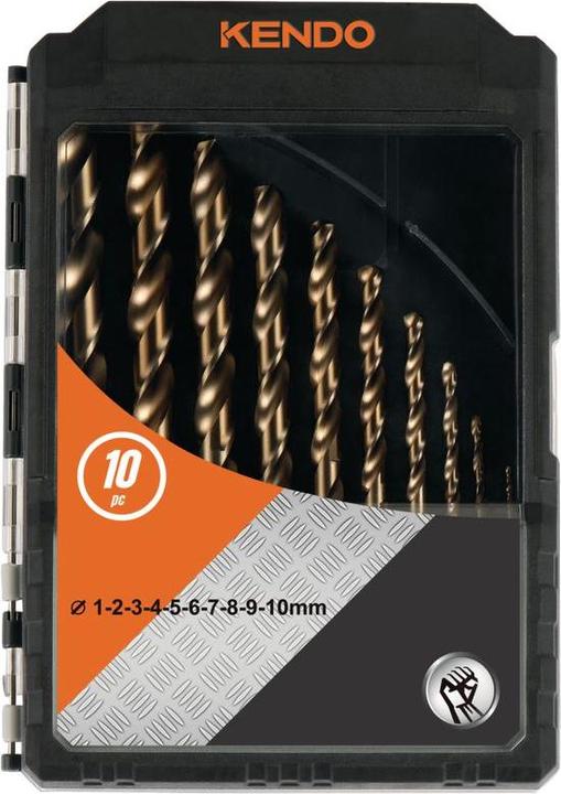 Image du produit Kendo Jeu de forets hélicoïdaux Ø 1–10 (1-10)