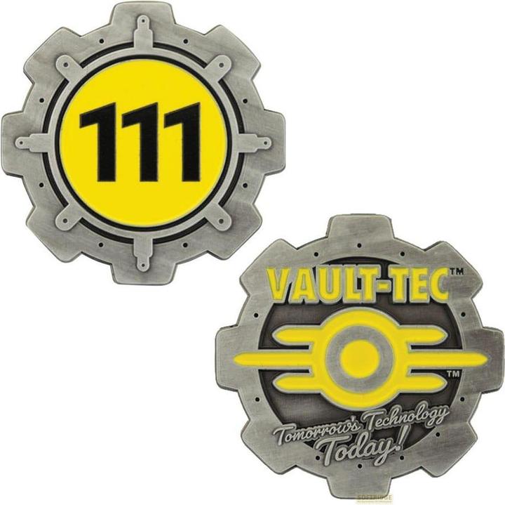 Produktbild Fanattik Fallout Sammelmünze Vault 111 Door Limited Edition