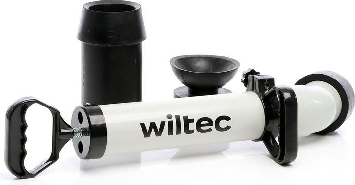 Wiltec High-pressure Pipe-cleaning Pump for Quick Cleaning of Pipes Drain Cleaner for Bath & Toilet (1 pcs.)