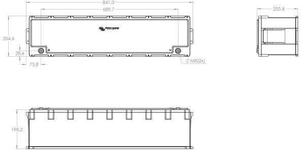 Image du produit Victron Energy Batterie LiFePO4 (25.60 V, 300 Ah)