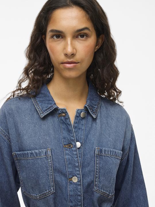 Image du produit Vila VIKIKI Denim Blusenkleid (36)