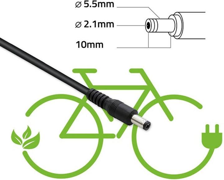 Actual product image Qoltec Ładowarka do baterii roweru elektrycznego 36V | 42V | 2A | 5.5*2.1 (E-bike charger)