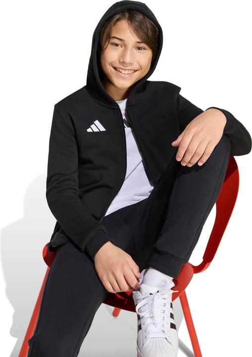 Produktbild Adidas Ent26 Fz Hood Y - black/white (152)