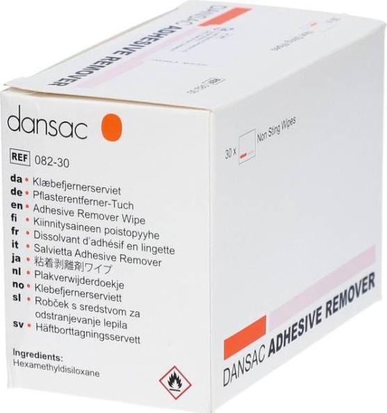Produktbild Dansac Pflasterentferner-Tücher 30 Stk (30 x)