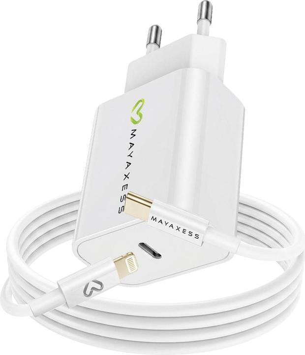Produktbild Mayaxess iPhone 12 Pro Ladegerät + Kabel (18 W)