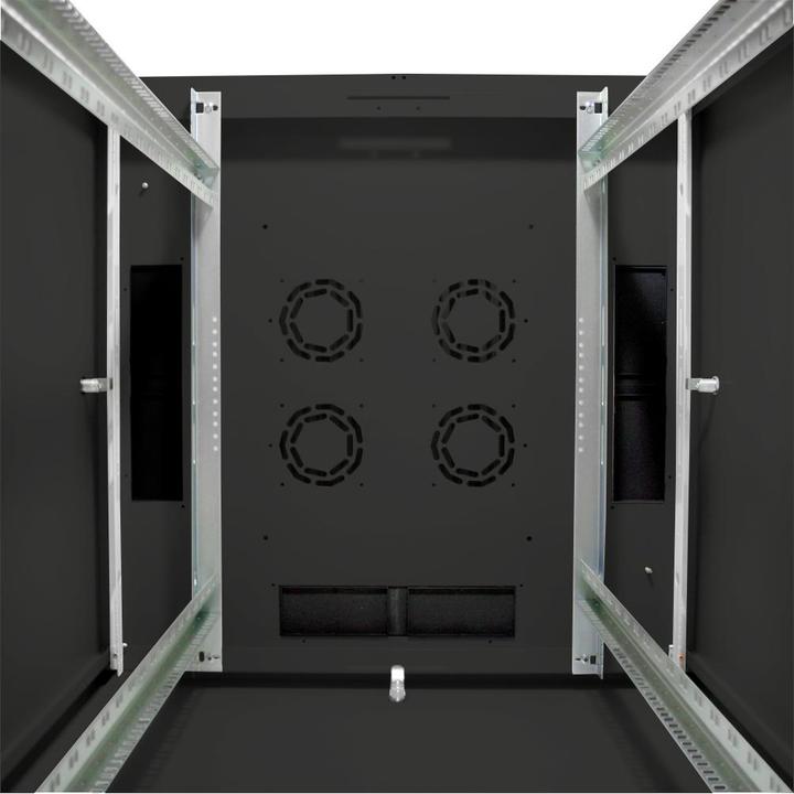 Produktbild Digitus Netzwerkschrank Basic 48,3cm 19Zoll 42HE schwarz 8/8 H2035mmxB800mmxT800mm mit Glastuer ohne Mont... (42 HE, 19 Zoll Rack)
