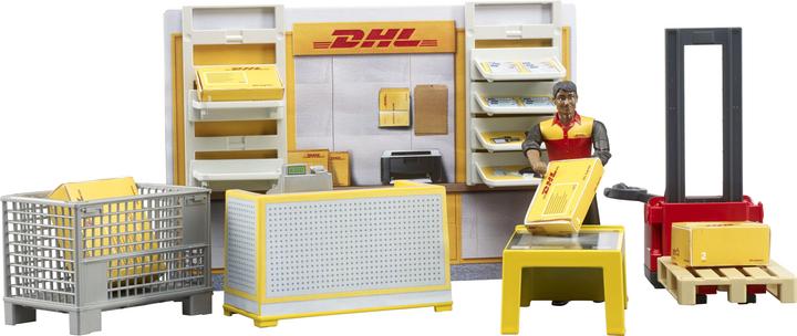 Productafbeelding Bruder DHL winkel met handheftruck