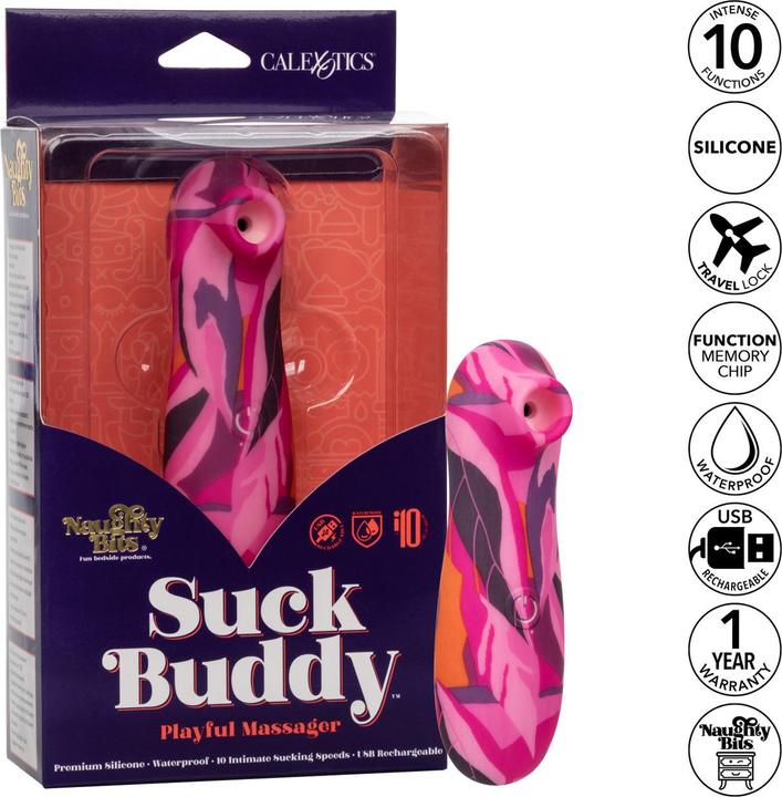 Actual product image CalExotics Naughty Bits® Suck Buddy™ Playful Massager