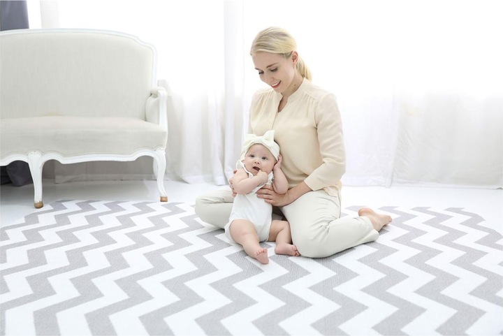 Immagine prodotto Dwinguler Grigio Zig Zag (Slim) (180 x 140 cm)