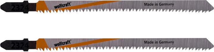 Produktbild wolfcraft 2 Stichsägeblätter HCS L=130mm T-Schaft