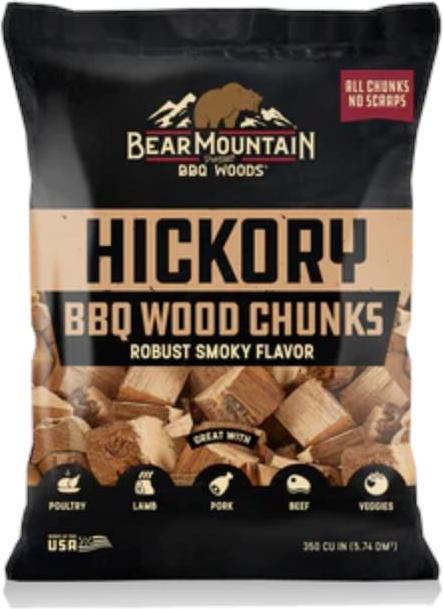 Actual product image Bear Mountain Wood Chunks Hickory (1.65 kg)