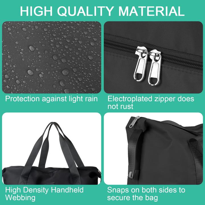 Produktbild Only-Bags.Store Sporttasche Faltbare Reisetasche mit Schuhfach und Nassfach, wasserabweisend (29 l)
