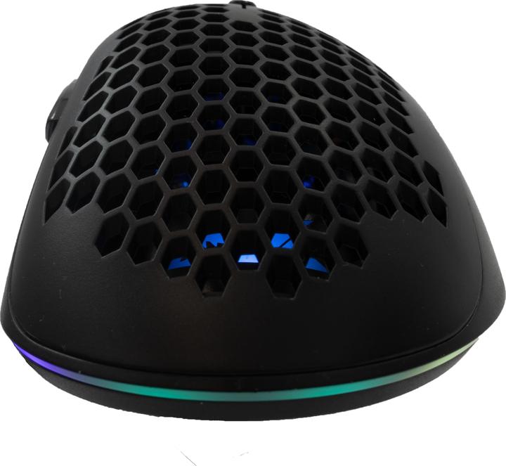 Image du produit Baracuda Souris de jeu CORAL, 6D, 12800 ppp, noire (BGM-031) (Filaire)
