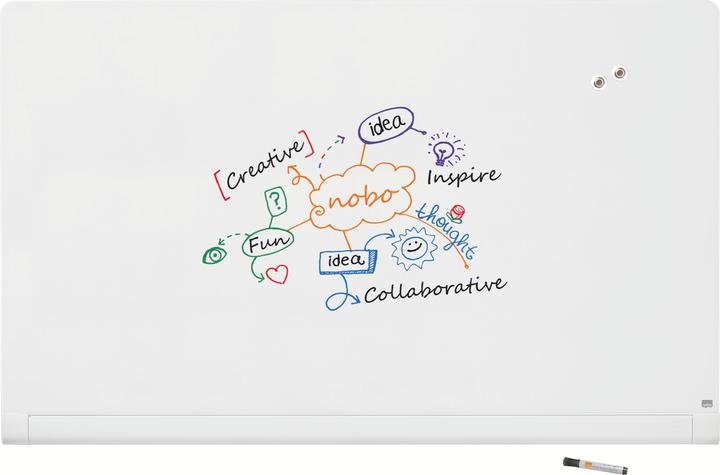 Nobo Glass panel Diamond rounded corners (188.50 x 106 cm)