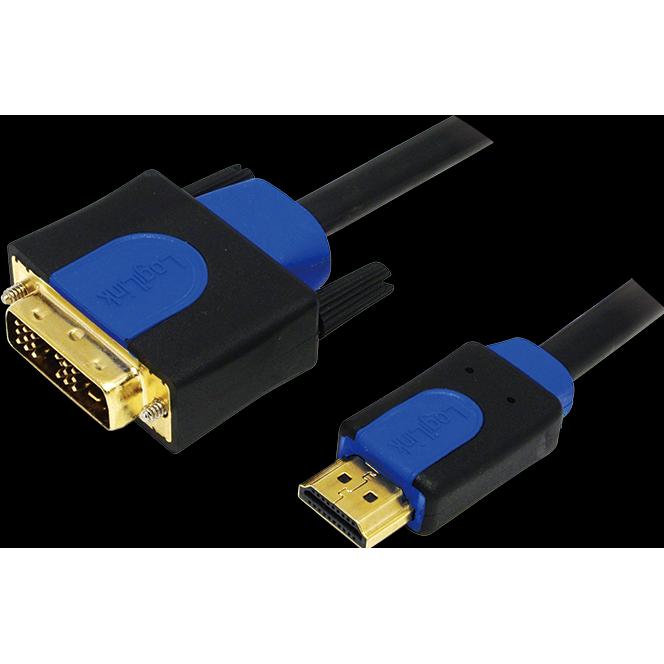 Thumbnail - LogiLink HDMI (Typ A) — DVI (3 m, DVI, HDMI), Video Kabel