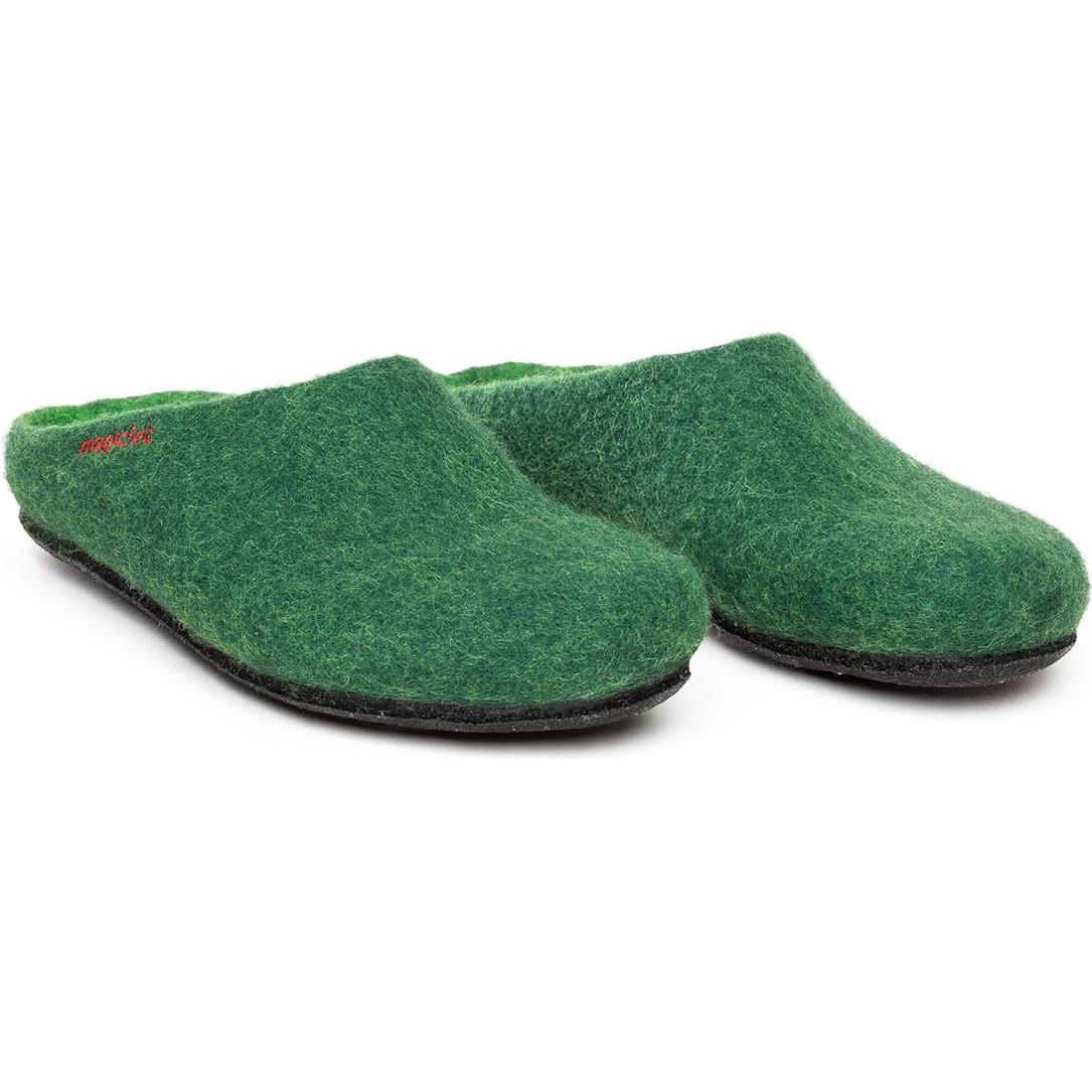 Magicfelt, Herren, Hausschuhe, Filz Pantoffeln, Grün, (43)