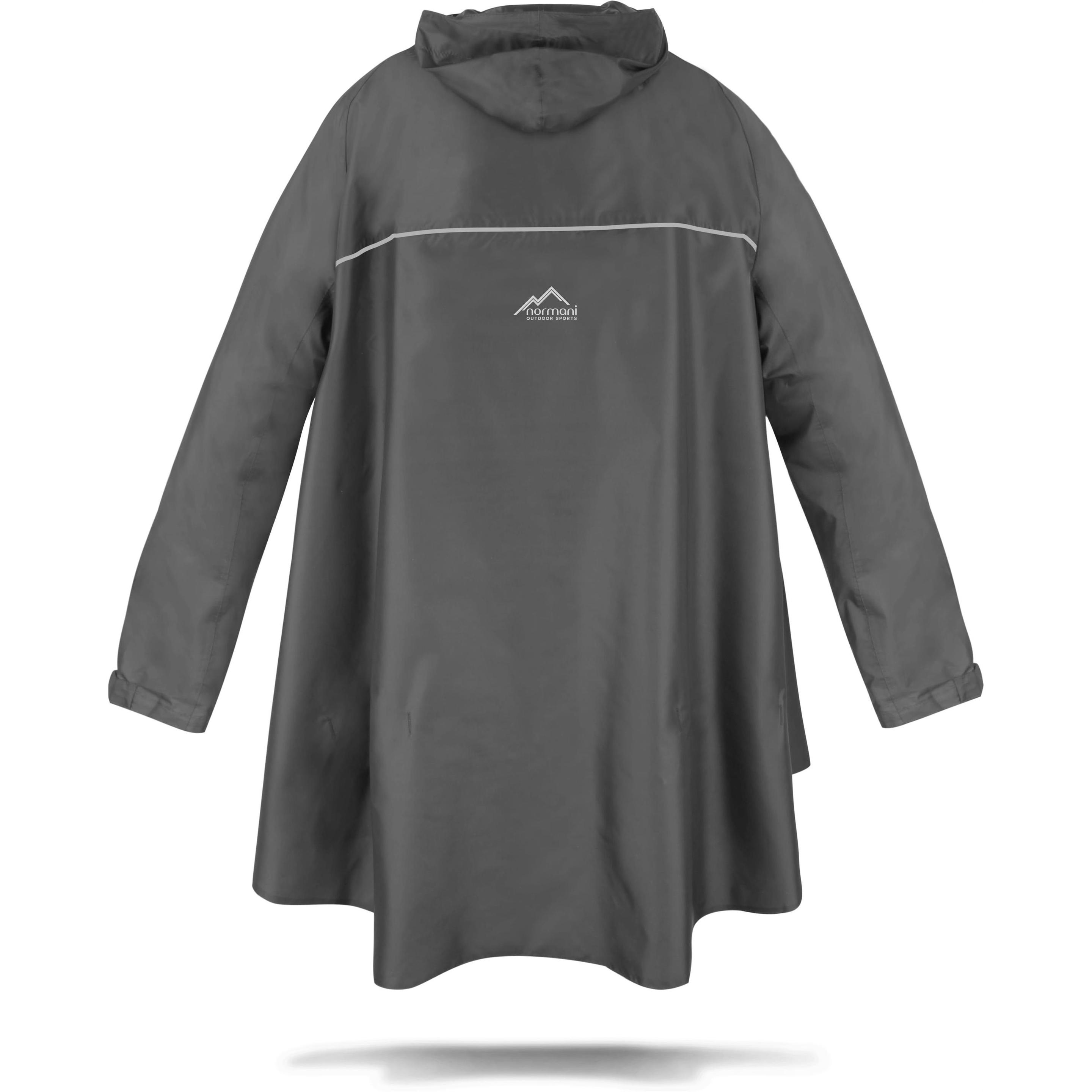 Thumbnail - Normani, Unisex, Jacke, Regenponcho Kauai (48, 50), Grau, 48, 50