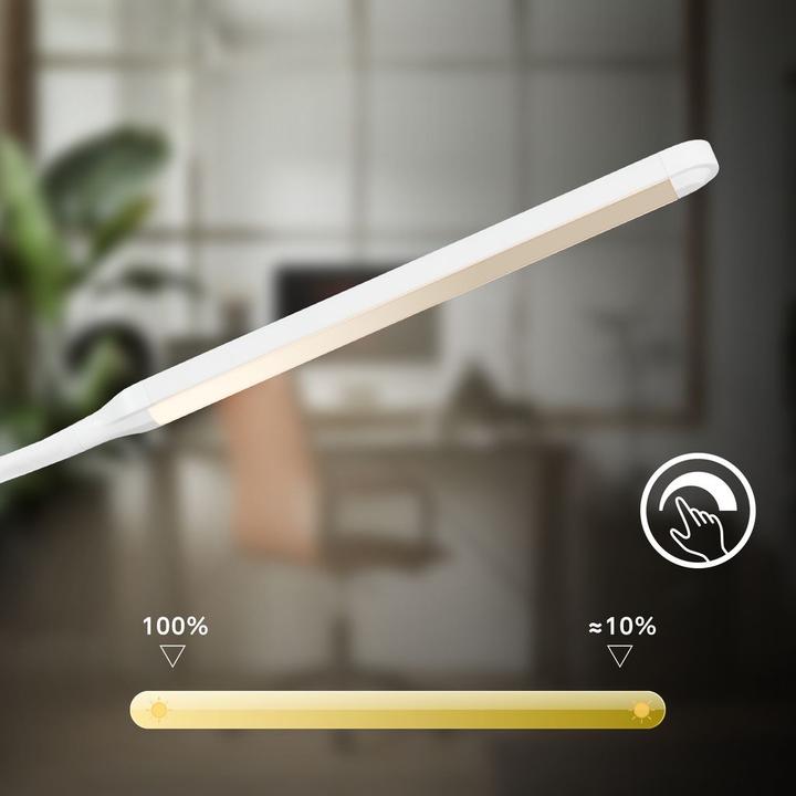 Actual product image Briloner MURA LED Tischleuchte - Weiss (600 lm)