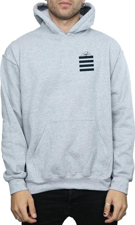 Produktbild Looney Tunes Taz Stripes Faux Pocket Kapuzenpullover (S)