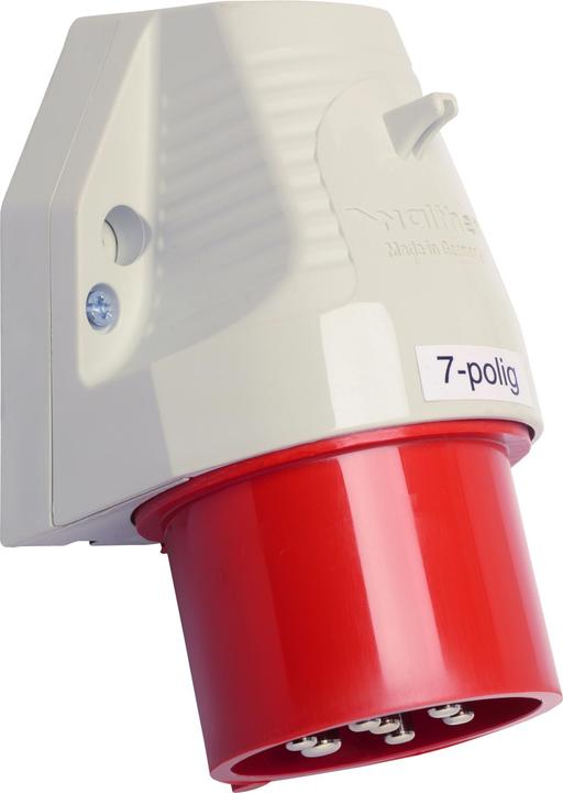 Actual product image Walther Werke WAL 610706 Wall scaffolding plug 16A 7P 400V 6h IP44 (CEE 7/5)