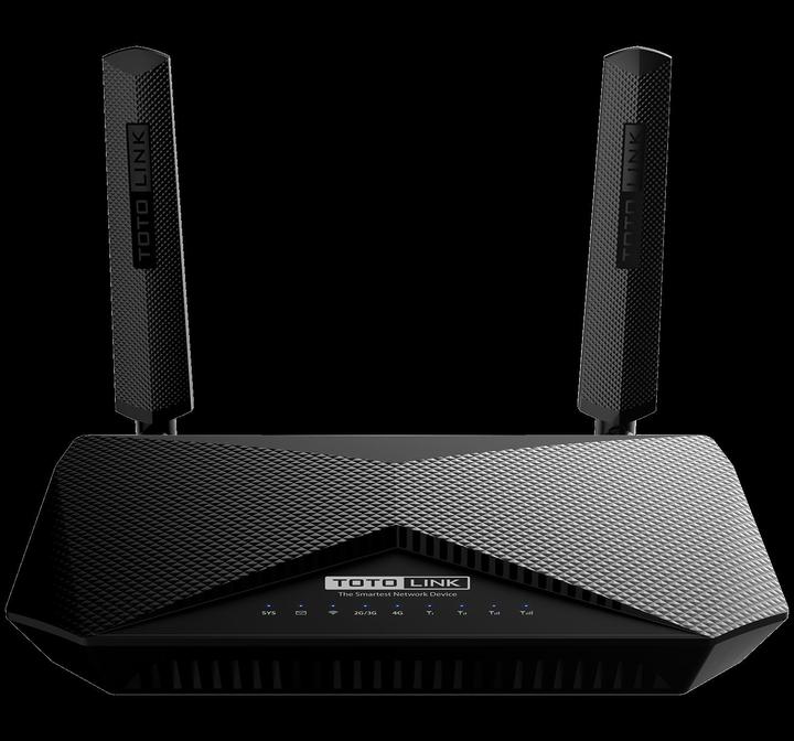 Produktbild Totolink LR1200 Router WiFi AC1200 Dual Band wireless router Fast Ethernet Dual-band ( / ) Black