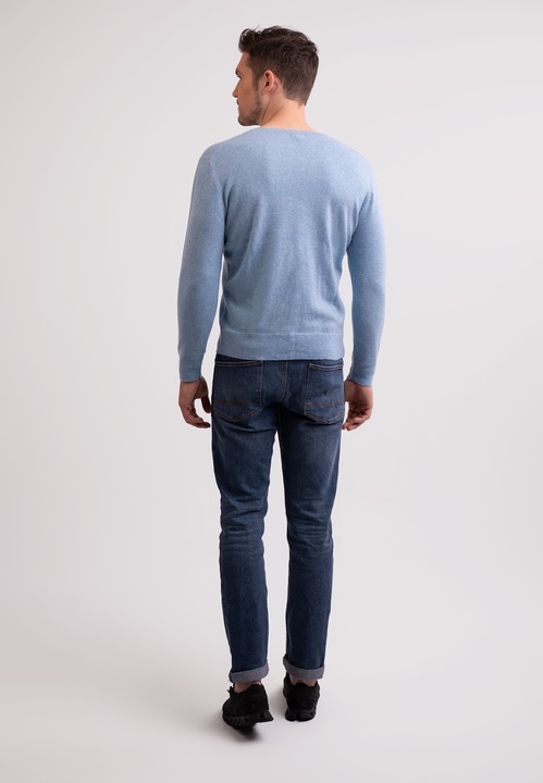 Actual product image Cash-Mere Recycelter Kaschmir V-Ausschnitt Pullover (S)