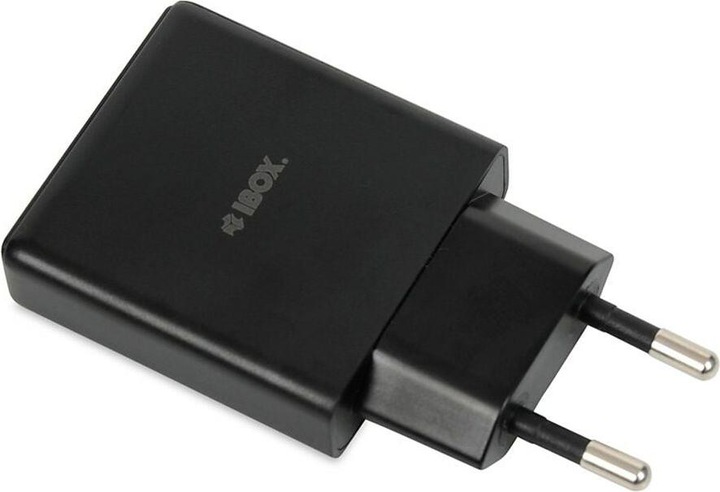 Actual product image iBox C-43 Slim GaN PD30W mains charger black (30 W)