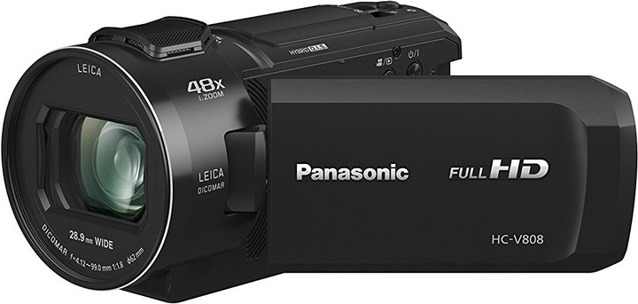 Actual product image Panasonic HC-V808EG-K (8.57 Mpx, 50p, 24 x)