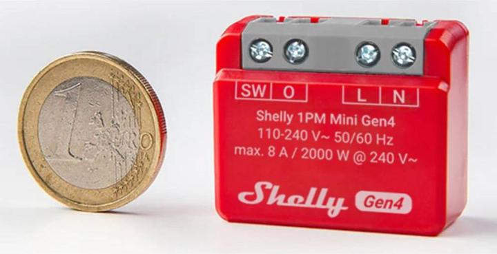 Produktbild Shelly 1PM Mini Gen4 (Schaltaktor)