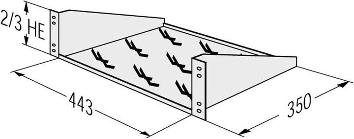 Immagine prodotto Apra Scaffale da 19", 2U