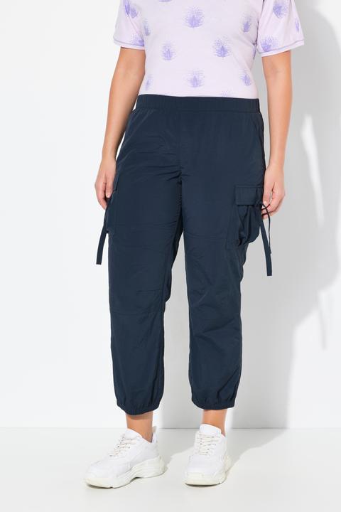 Image du produit Ulla Popken Pantalon cargo style militaire, avec taille élastique et cordon (50)