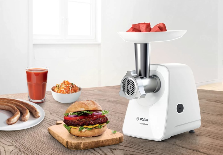Produktbild Bosch Hausgeräte MFW2520W Fleischwolf Edelstahl