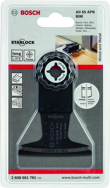 Produktbild Bosch Professional Zubehör BIM Tauchsägeblatt AII 65 APB, Wood and Metal, 40 x 65 mm, 1er-Pack