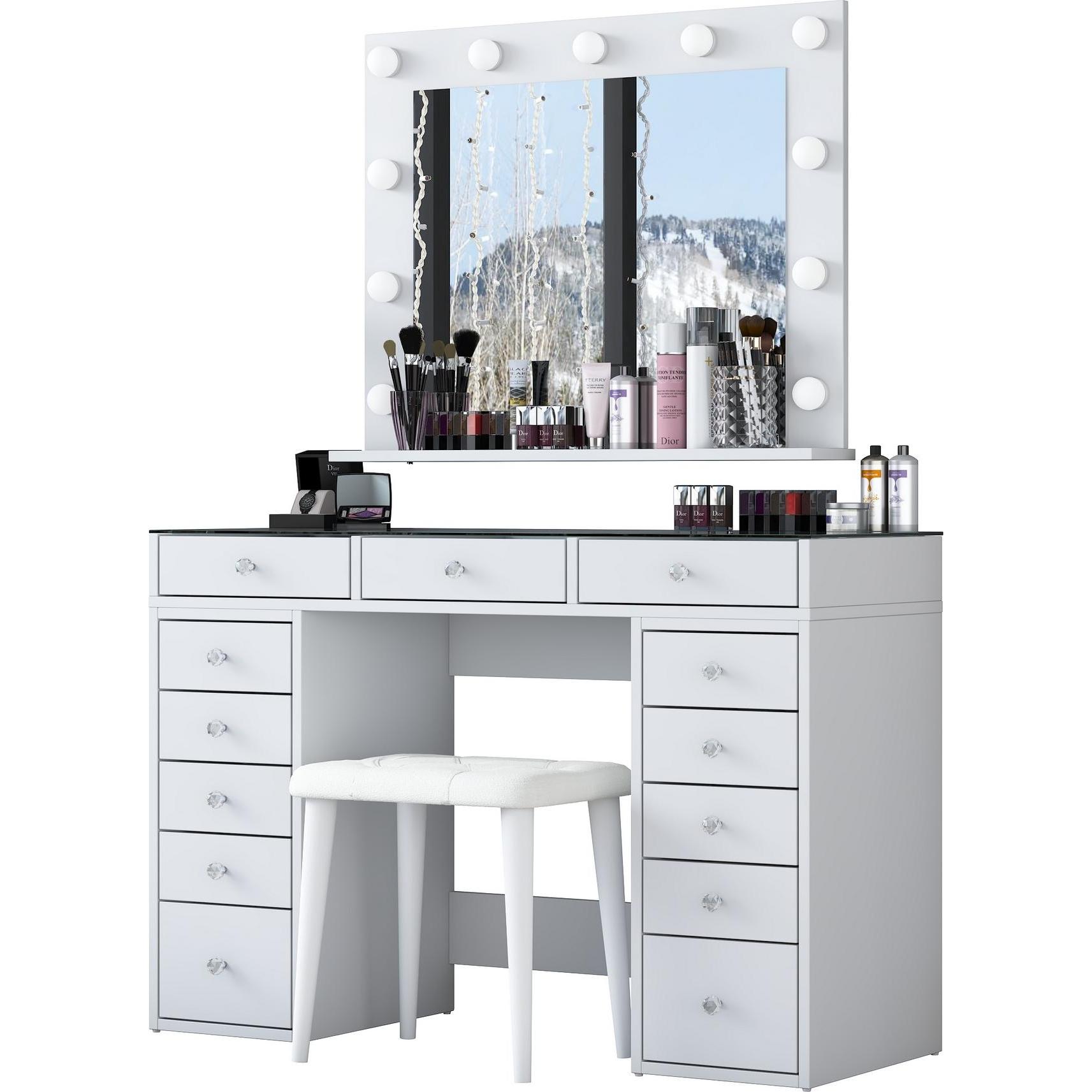 Skye Decor Weiss Schminktisch, Align (120 X 44.50 X 79.80 Cm)