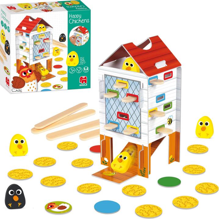 Actual product image Goula happy chicken (Catalan, Dutch, English, French, German, Italian, Portuguese, Spanish, 2 - 4 Players)