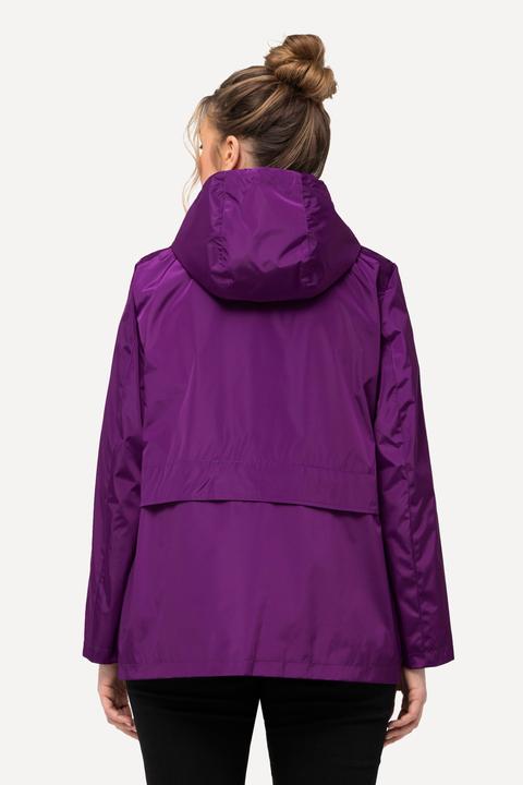 Produktbild Ulla Popken HYPRAR Windbreaker-Jacke, wasserabweisend, Kapuze (46, 48)
