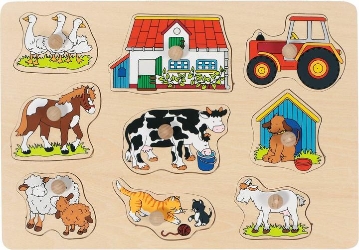 Goki Puzzle della fattoria I (9 pezzi)