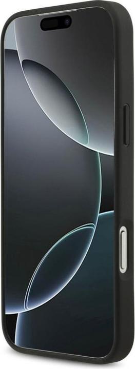 Actual product image Guess Case 4G Strap Triangle Logo MagSafe for iPhone 17 Pro Max black (Apple iPhone 17 Pro Max)