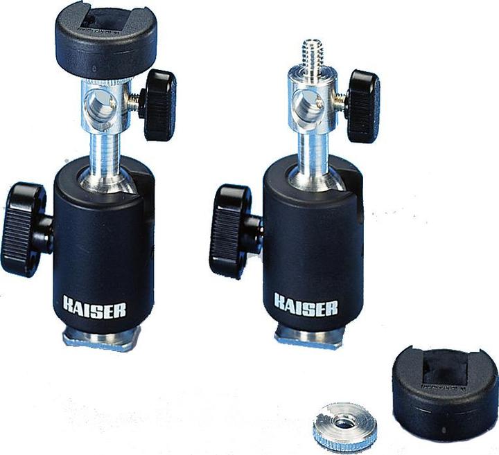 Actual product image Kaiser Fototechnik Flash head with ball head umbrella holder (Flash holder)