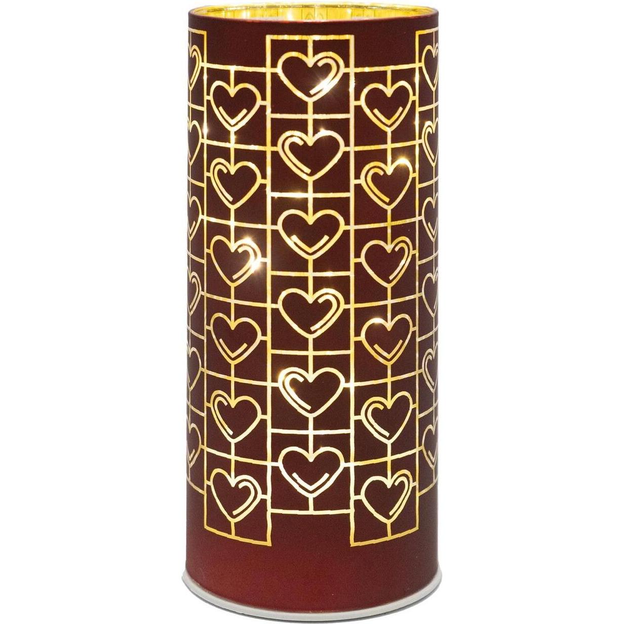 Sirius, Laterne, Laterne Frida, 20 cm, Bordeaux (11.5 x 11.5 x 22 cm, 1 x)