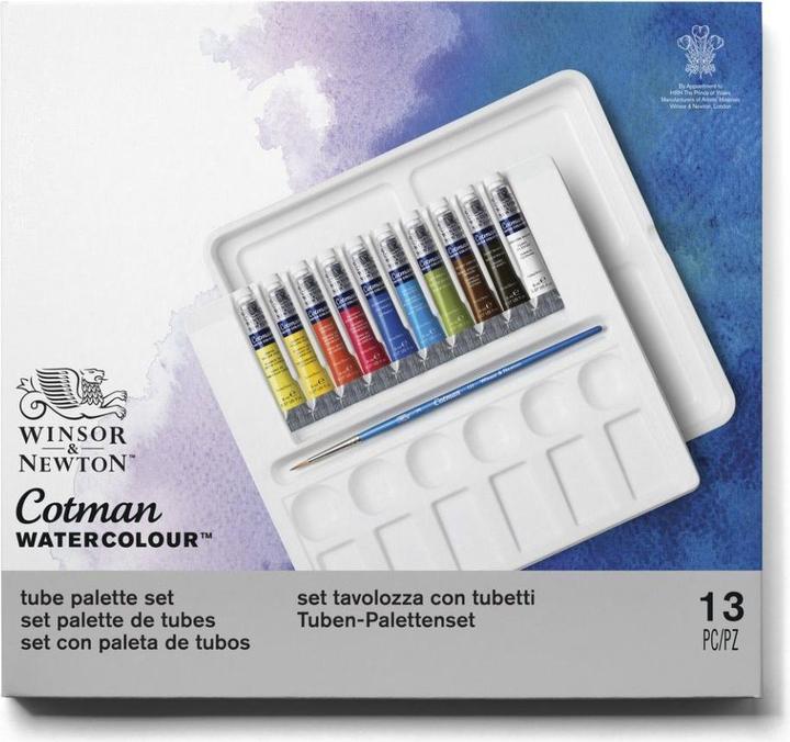 Immagine prodotto Winsor & Newton Cotman watercolour set 10 tubes + brush (8 ml)