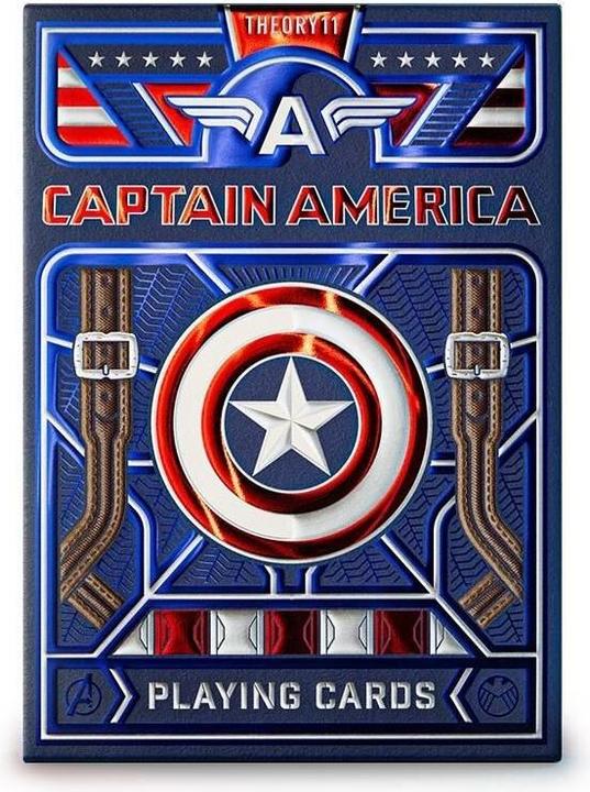 Theory11 Captain America Spielkarten Patriotic Design (English)